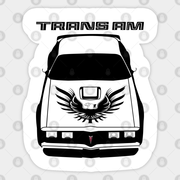 Firebird Trans Am 1979-1981 Hard top Sticker by V8social